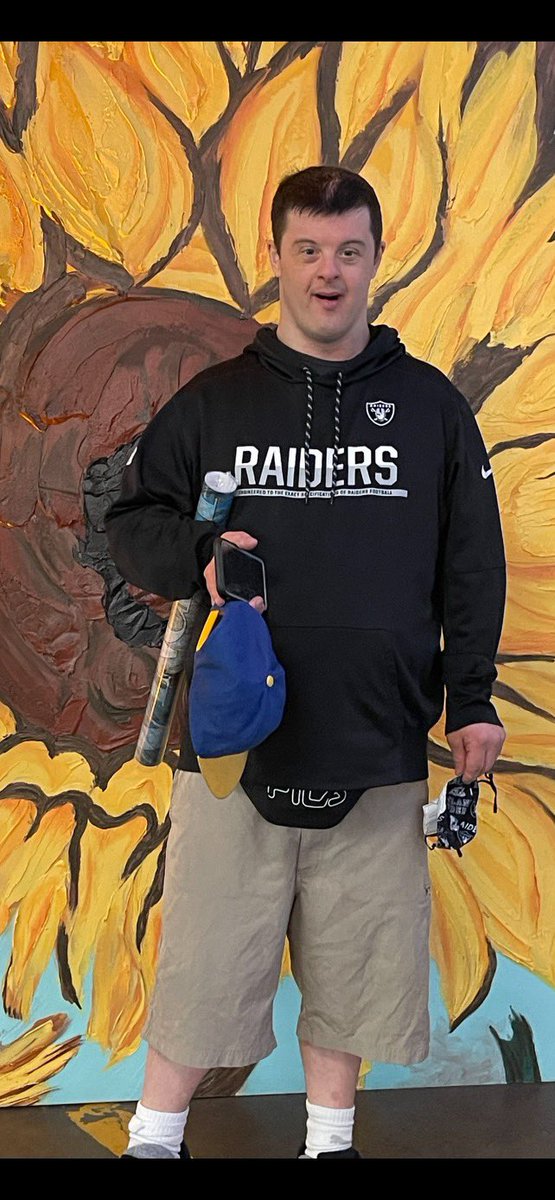 TravisRaefiel16's tweet photo. My Name is Travis Raefield With Special Needs &amp; iam Supporting The Raiders On Go Raiders #RO4L https://t.co/1EoWIPVSpg