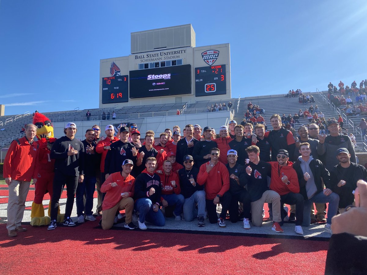 What a group!  Special group of young men who went 32-7 to win the MAC Regular Season title.  Nothing like receiving a championship ring!  Hats off to our players and our staff for a job well done!  Go Cardinals!