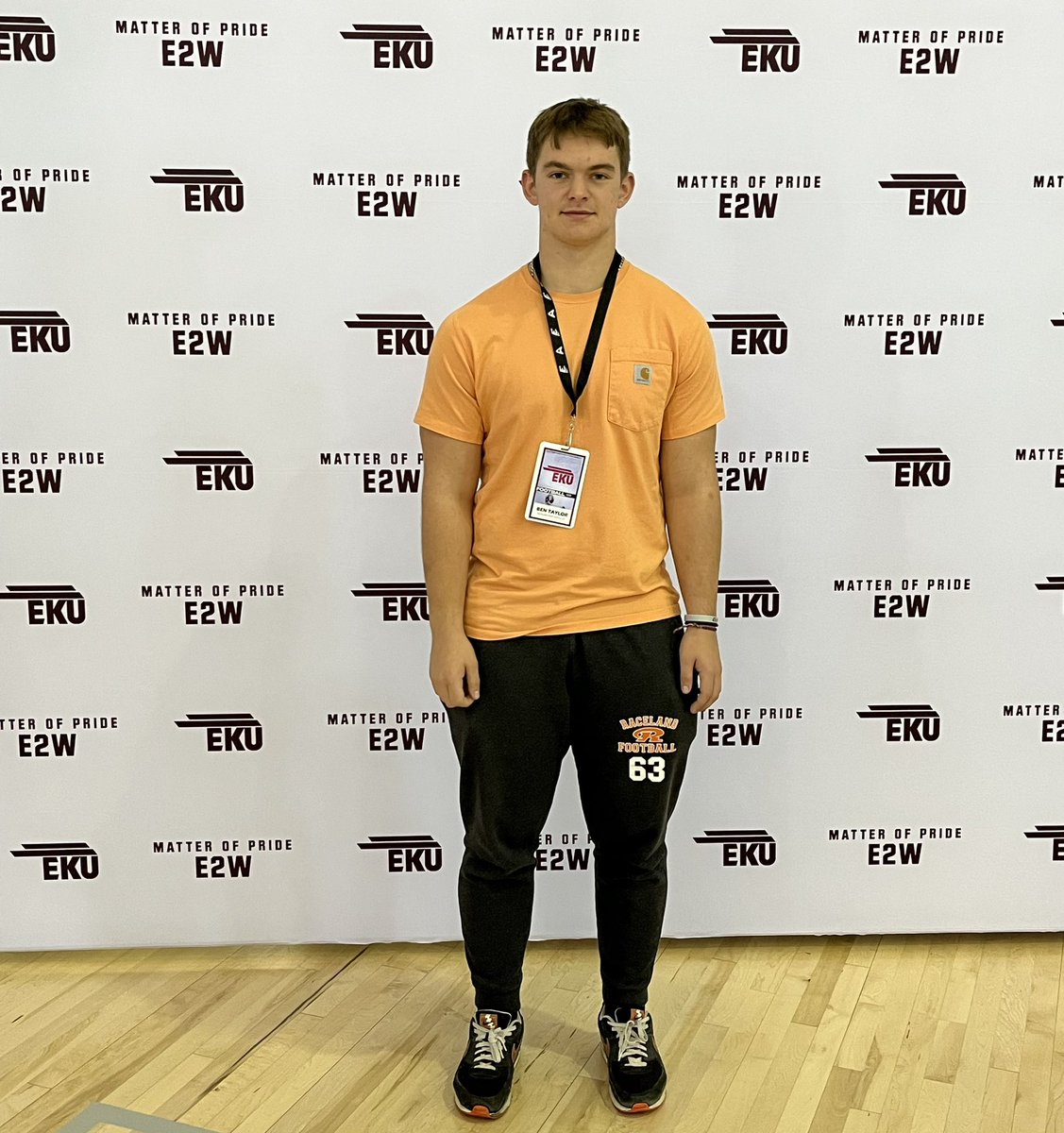Gtaylormade's tweet photo. @TaylorBen2004 and I had a great day at EKU today. @CoachKevMac @EKUFootball @RacelandFootba1 https://t.co/86B0AY5Spp
