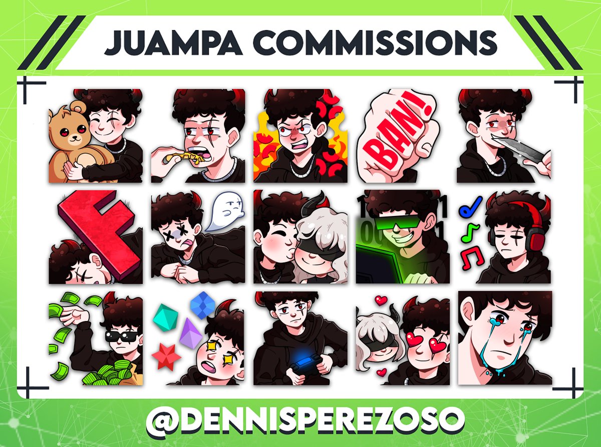 DennisPerezoso's tweet photo. Emote comision por parte de @k5zog terminado!!
Lamento la demora pero cada dia de vuelve mas dificil..
En fin espero les guste tanto como a mi :)

Un like y rt serian de gran ayuda https://t.co/IyJAtZZZYB