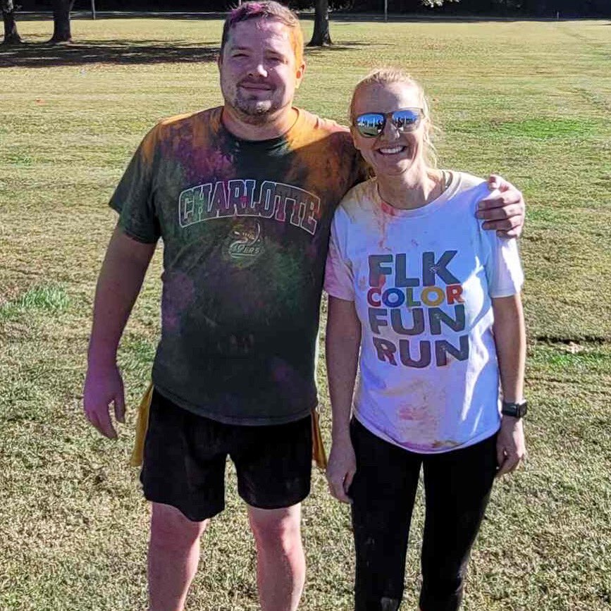 leecoschoolsnc's tweet photo. Scenes from a great morning at today’s annual Floyd L. Knight Color Fun Run/Walk, sponsored by the PTSO to raise additional funds for the school.

Thanks to all who participated. We hear it was an unusually bright morning in Sanford!

📸 Dr. Andy Bryan

#LCSWeInspire #LCStogether https://t.co/aV7MqDxlBo
