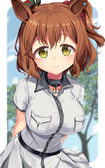 15 - アストンマーチャンアストンマーチャンxサラトガ「外観」だけで描くこともあります。"あ、この人この服似合う!"みたいな。ところで、またウマ娘×艦これのアイデアはあるのでしょうか?#ウマ娘プリティーダービー #艦隊これくしょん #艦これ #ウマ娘 
