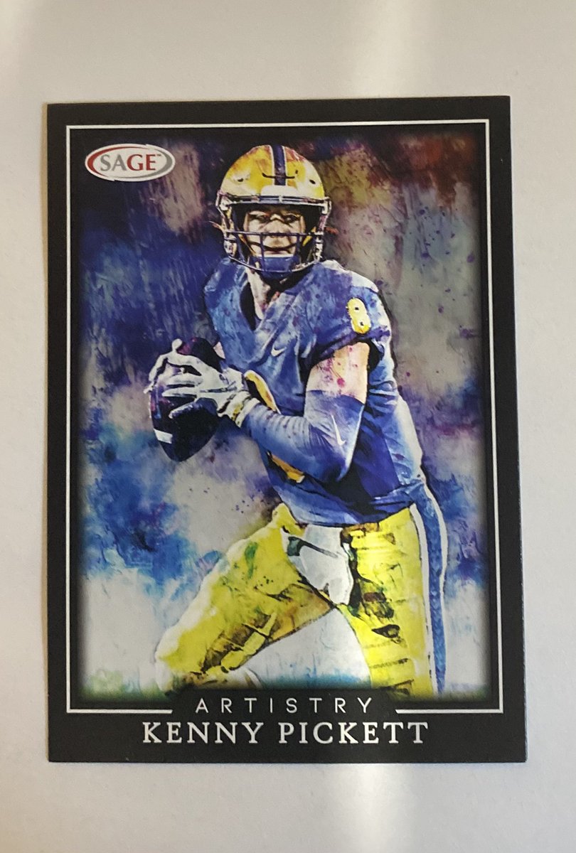 RJzemek's tweet photo. @soft_toss_lefty Kenny Pickett safe Artistry $1.50 pwe. https://t.co/qGfWGVeEdq