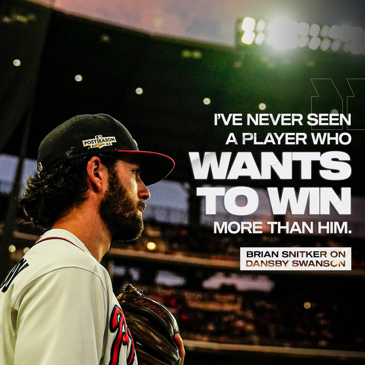 FanDuelSNBraves's tweet photo. The manager wants his shortstop to return to Atlanta. https://t.co/e9fxvYe5ON