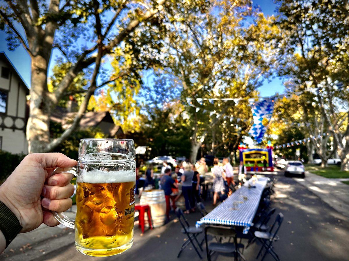 kfippin's tweet photo. The block is back at it again fir Octoberfest!! #BestBlock https://t.co/NCPA1VLrwC