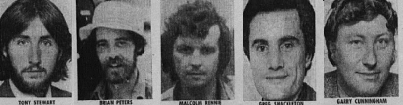cew_bean's tweet photo. #OTD 1975, remember the Balibo 5.
Greg Shackleton, Tony Stewart, Gary Cunningham (@SevenNetwork) with Brian Peters and Malcolm Rennie (@channel9).  We remember Roger East (@ABCaustralia).
Working AUS media murdered in the line of duty.
Honoured at the War Correspondents Memorial. https://t.co/83J6hfNP5D