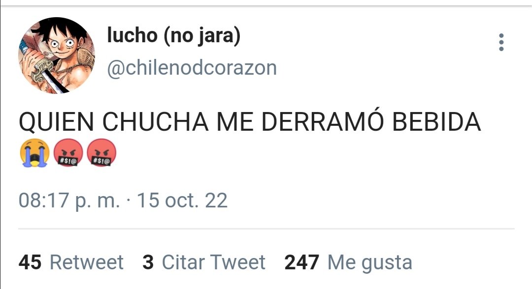 yepsukii's tweet photo. ONE PIECE AU | #lawlu

Donde a luffy le derraman bebida en el estadio

O donde law queda fechao con el cabro de la grada de abajo https://t.co/3svNOkS9Po