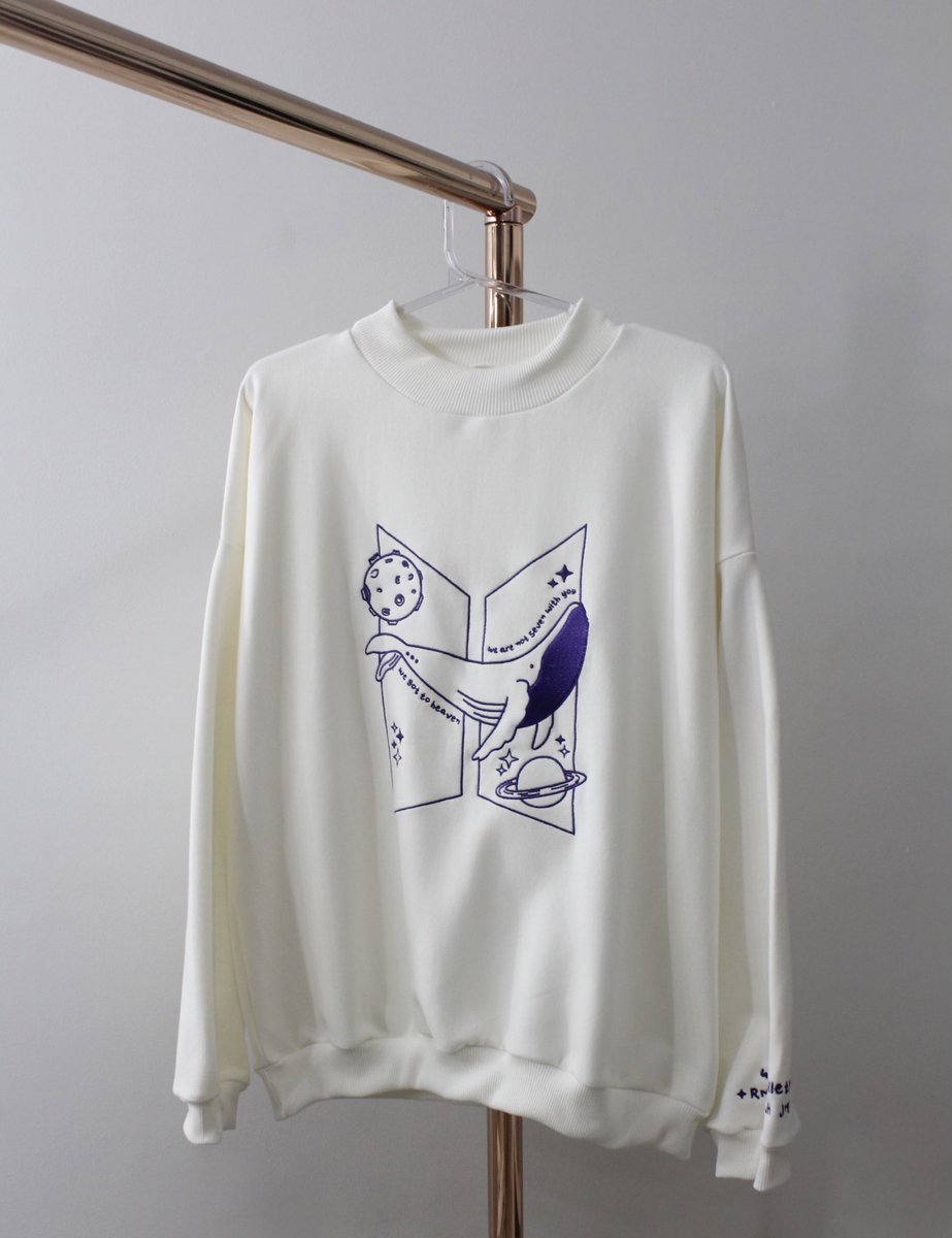 toocoolatelier's tweet photo. Moletom Whalien bordado já está disponível! 🤍 https://t.co/TkvxAD0BKu