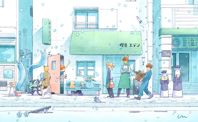 #あなたのあお色の作品を見せてください 