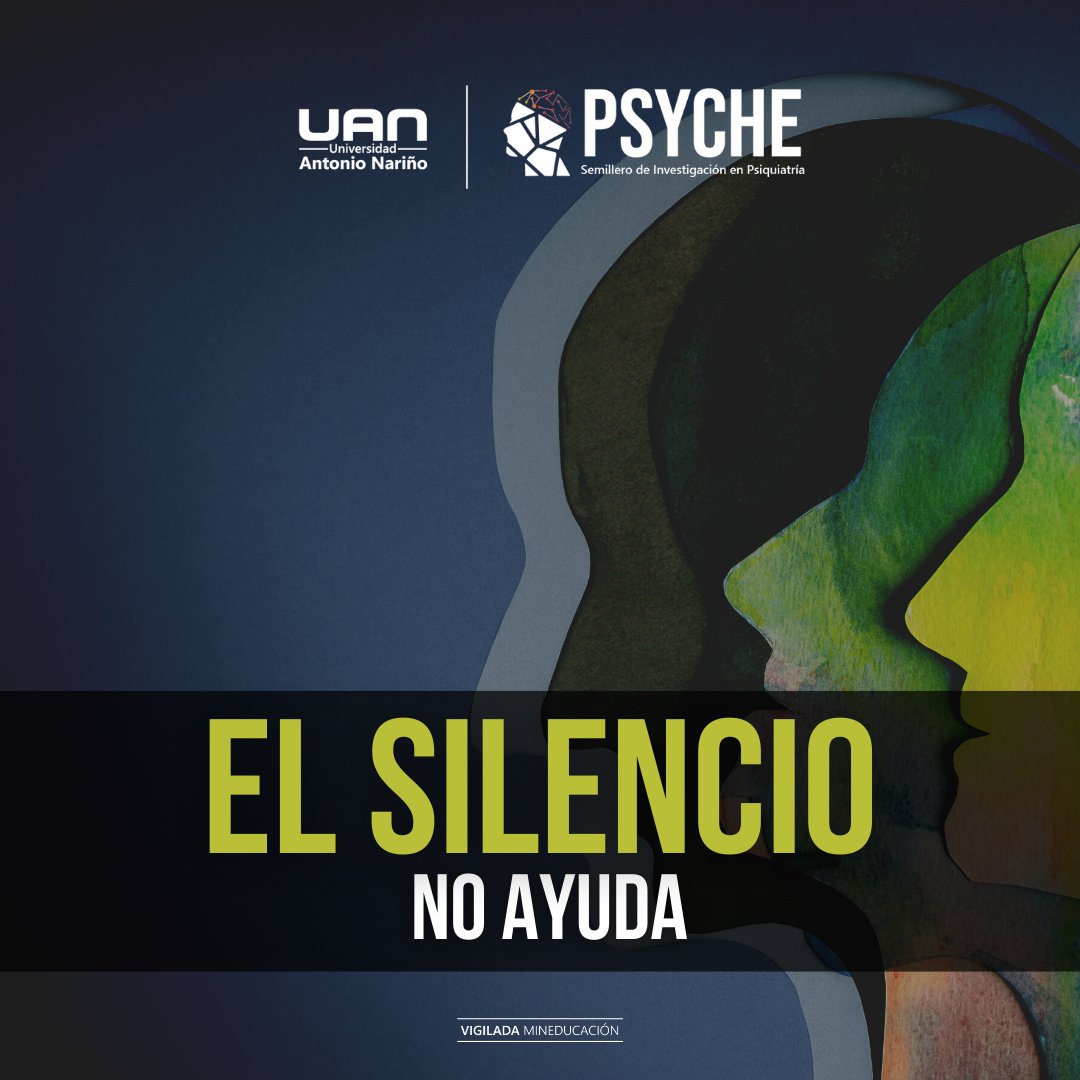 PsycheUAN's tweet photo. Hablar sobre el suicidio puede aliviar a quien lo está considerando, e incluso ayudar a que desista de hacerlo.
#JuntosContraElSuicidio Somos #NumberUAN Somos #Psyche #PsycheUAN 👨🏻‍⚕️👩🏻‍⚕️ https://t.co/iTvQ7ew7s2