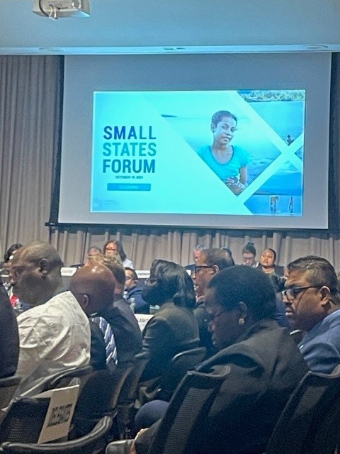 Capping off @WorldBank Group Annual Meetings with an important discussion on the unique challenges faced by #SmallStates and how the international community can continue to step up support. Always a pleasure engaging with the Forum and its Chair @NamgayTshering.