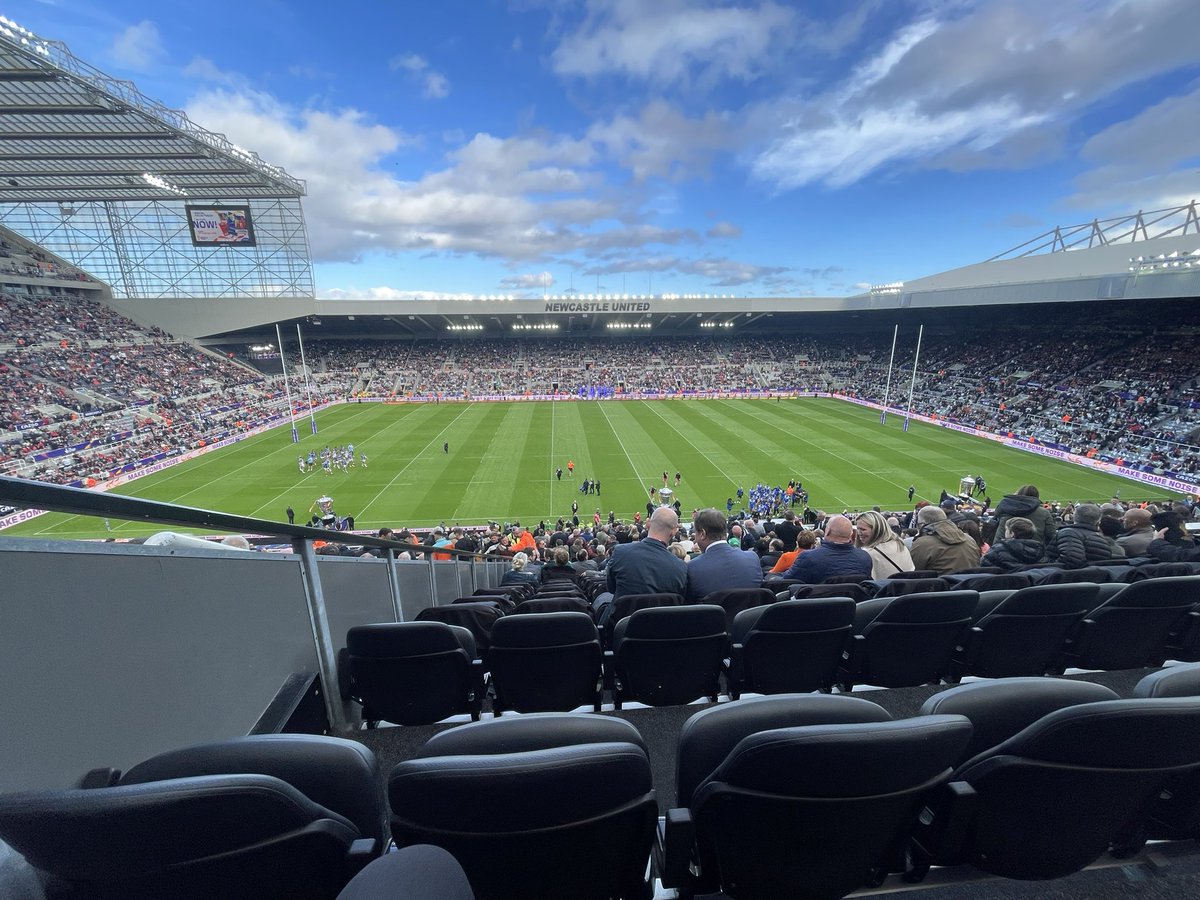 theladsmudge's tweet photo. Brilliant first day @RLWC2021 in Newcastle https://t.co/SSAiNGiPdu