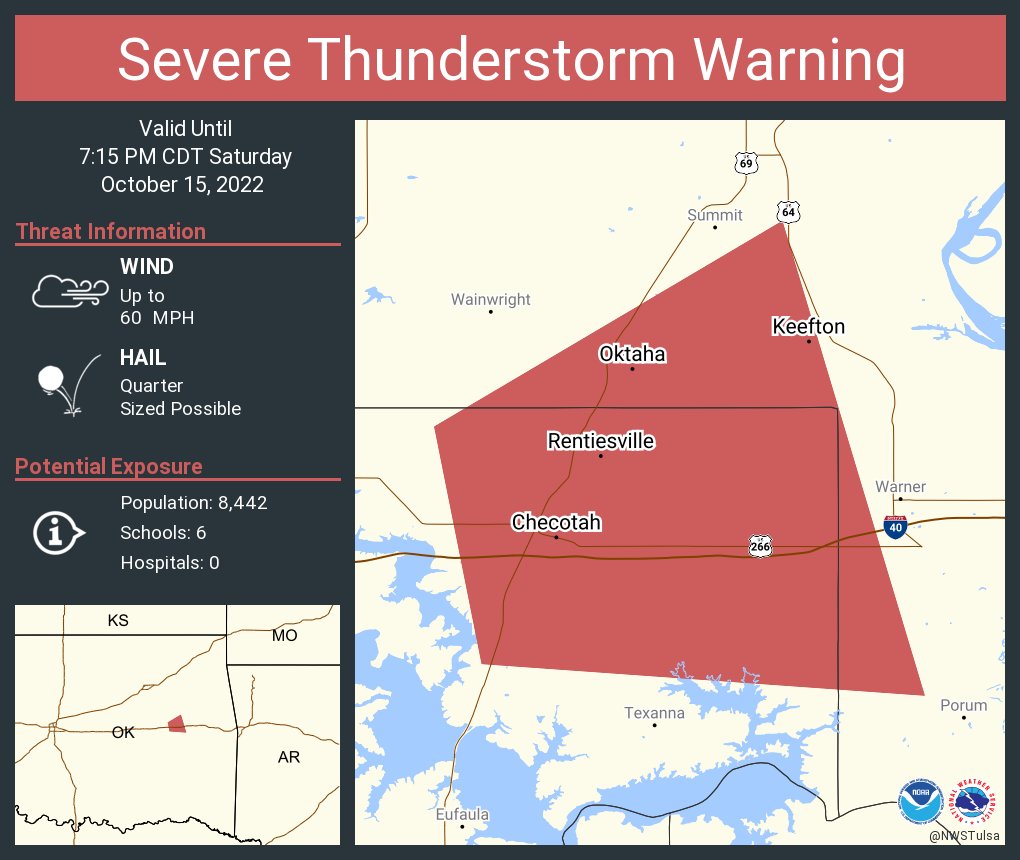 NWS Severe Tstorm on Twitter "Severe Thunderstorm Warning continues