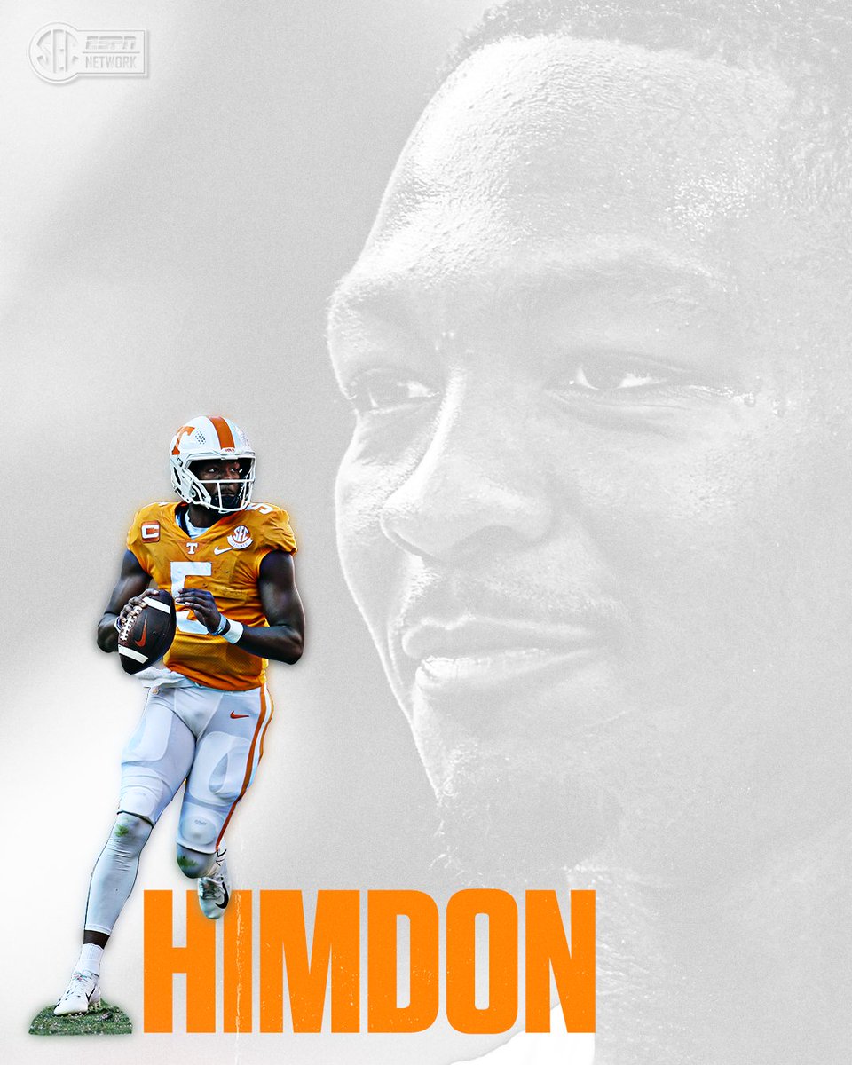 🟧 385 Pass Yds
⬜️ 5 TD 
🟧 W over Alabama

HENDON HOOKER. @vol_football