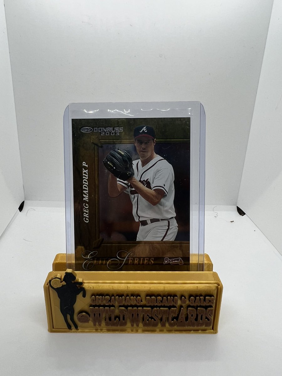 WildWestCards's tweet photo. GUESSING GAME! NLDS EDITION!
Greg Maddux RC/2500
Guess the number to get the card!

-Follow 
-Like
-Retweet
For 1 (ONE!) guess

First hint! The number is UNDER 500! https://t.co/8oWSuJKvXM