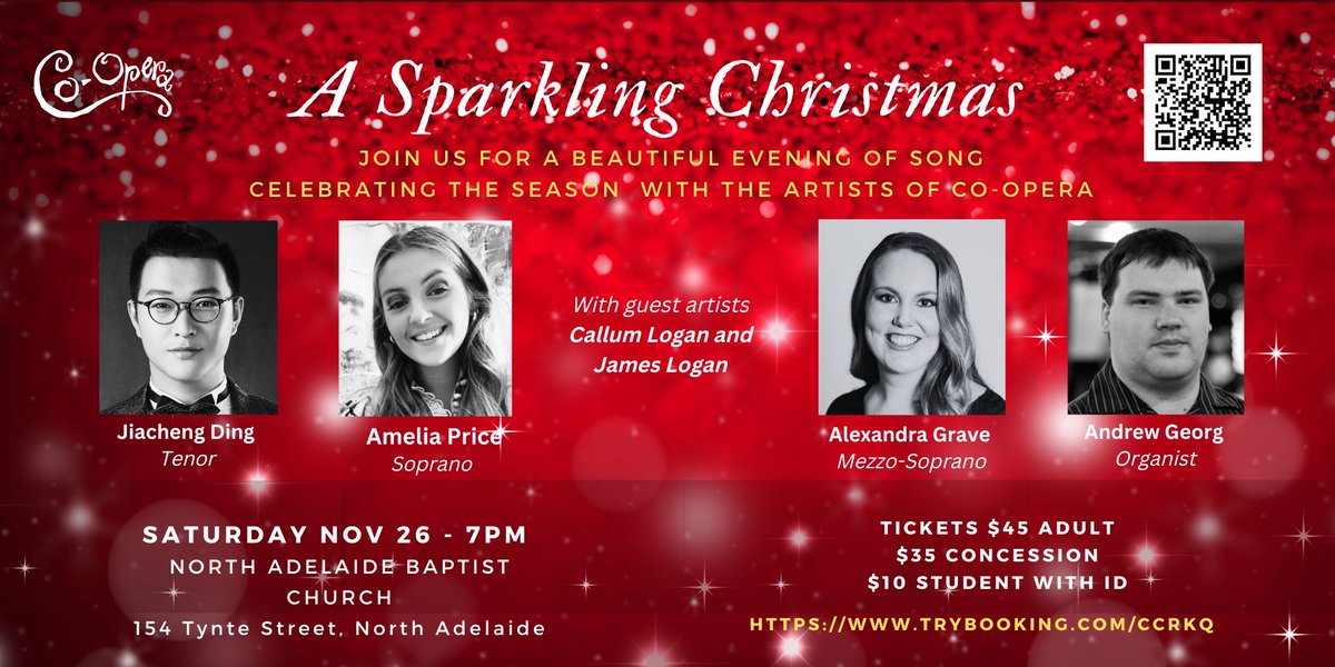Operaonthemove's tweet photo. If there is one Christmas Concert to go to this year, this is it! 
Celebrating the season with beloved works by Handel, Saint-Saëns, Faure, Bach, Britten - this will be a very special evening of song.
Tickets: https://t.co/0MdY1si8ZZ
Adults $45
Concession $35
Student with ID $10 https://t.co/ooNfMSFIDq