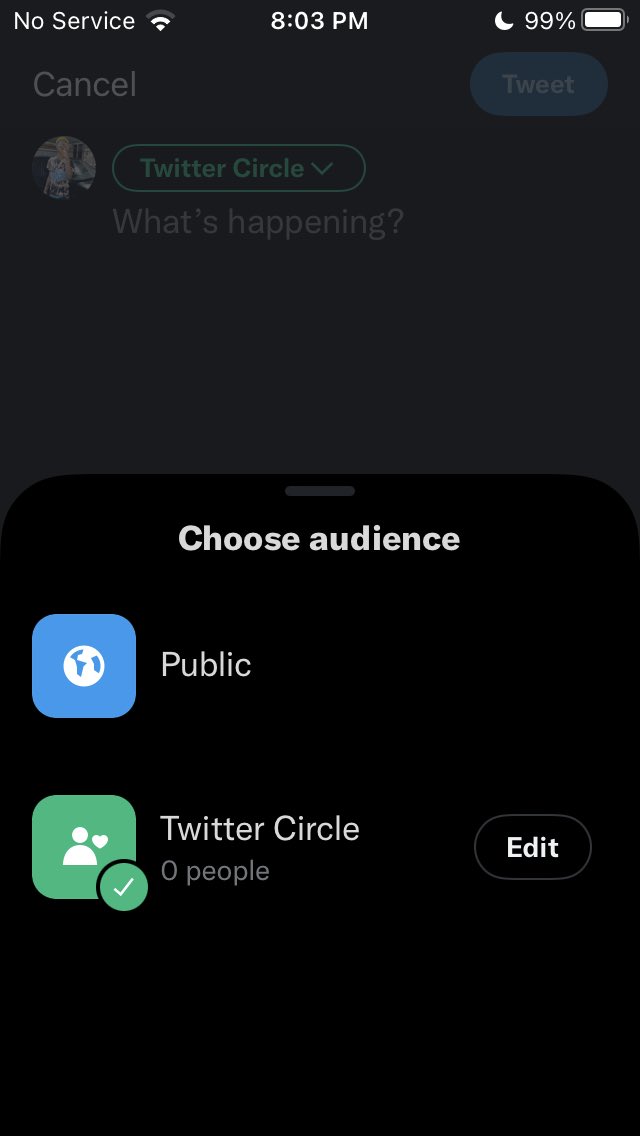 bigdickdezzy's tweet photo. Got my Twitter Circle 😈🟢 https://t.co/iNv5x3JXYO