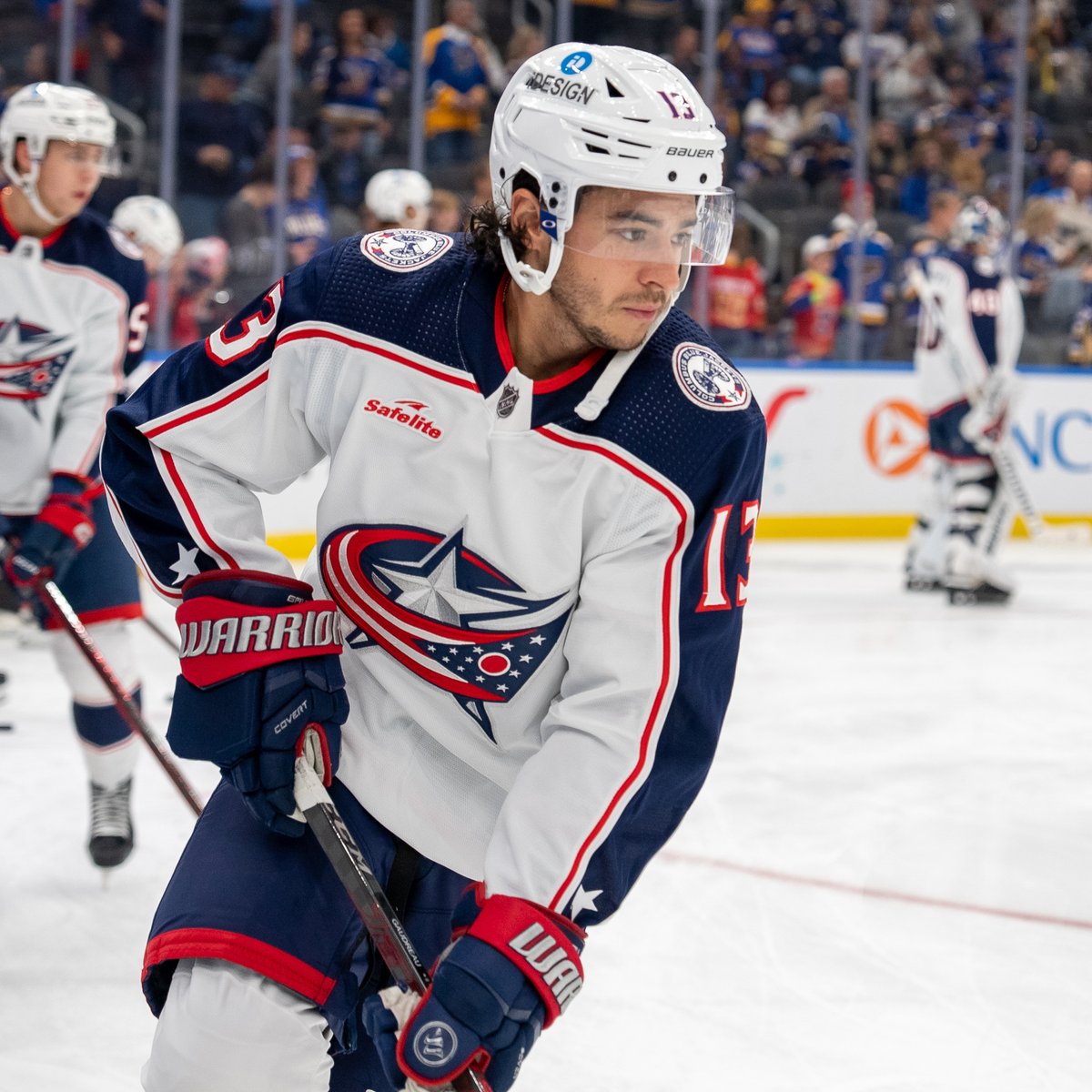 BlueJacketsNHL's tweet photo. Daily reminder that Johnny Gaudreau is a Blue Jacket.

You're welcome. https://t.co/gRnqSAzr6z