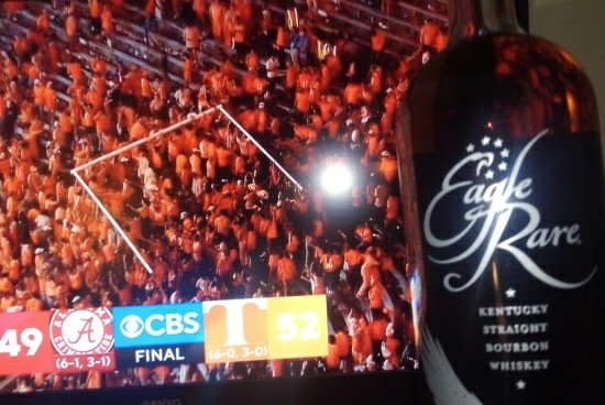 cancermatt2's tweet photo. Not even Peyton's presence as a picker could jinx this one. If I had a cigar, I'd light it up. Instead, it's finally time to crack open my favorite bourbon. #tennesseefootball #CollegeFootball #govols #BAMAvsTEN #bamavsvols #tnvsbama #GBO #VFL #tennesseefootball https://t.co/rh5TtpIYbM
