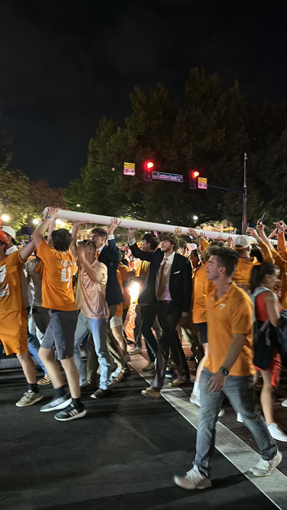 <a href="/Vol_Football/">Tennessee Football</a> They just came down Cumberland Ave