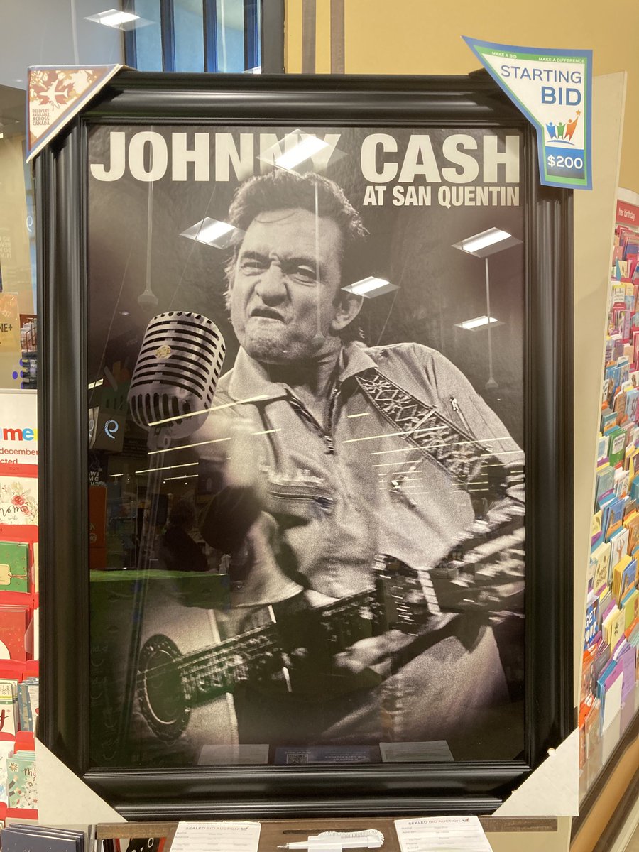 Promotion at Safeway. They cropped Johnny Cash’s photo.