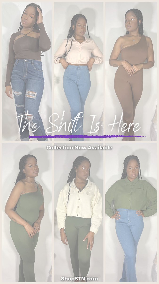 ShopSTN's tweet photo. The Shift Collection is now live!
Link in our bio to shop today! 🤎 #fallfashion #ootd #croptop #jumpsuit #buttonup #boyfriendjeans #flarejeans https://t.co/Zet5IKgCLu