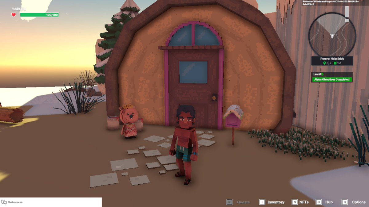 ElfriedKhamobu's tweet photo. @TheSandboxGame I just finished my quest on Pororo experience on the #SandboxAlphaS3 for a chance to win a Season 3 Alpha Pass! Here I am with a cute Pororo. Check out my screenshot!

#Pororo https://t.co/XGLtfyXtt5