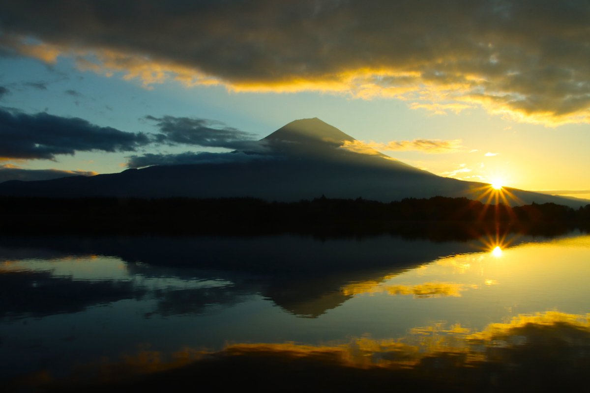 田貫湖 日の出 ＃日の出 ＃富士山