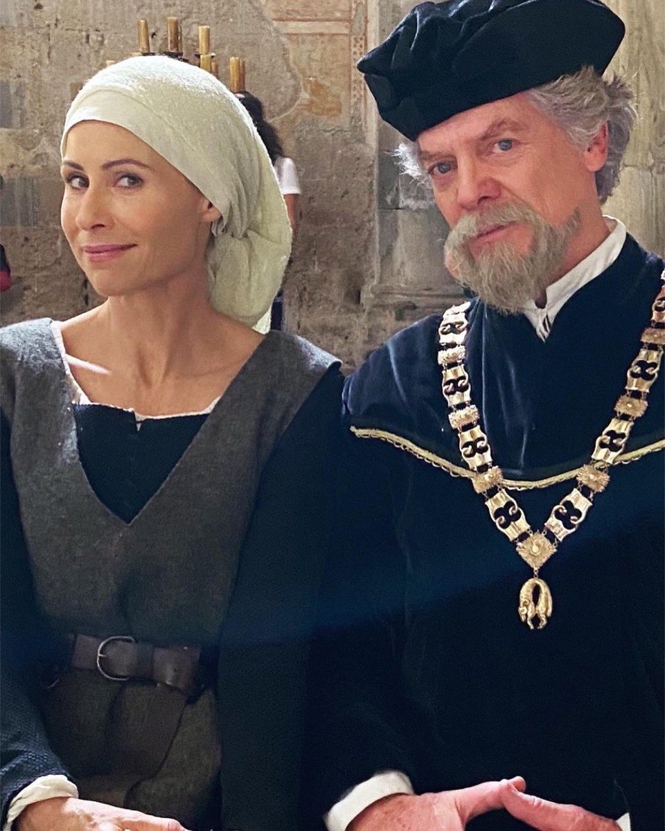 The is my barometer for success: comfy wimple, incredibly funny/nice/talented people, hanging out in Italy. If there’d been surf I’d never have come home . #Rosaline NOW streaking on <a href="/hulu/">Hulu</a>  and <a href="/DisneyPlus/">Disney+</a> in the UK ⚔️♥️⚔️ <a href="/chrismcdonald50/">Chris McDonald</a>