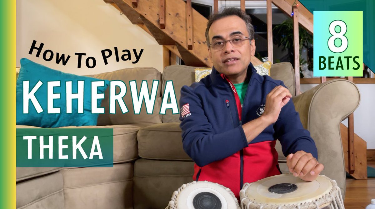 santript's tweet image. In one hour the next video in my #YouTube series will be released! Learn how to play the 8 beat rhythm cycle #Keherwa. Click on this link to watch the video:  youtu.be/s3Xf_qvZKpM
