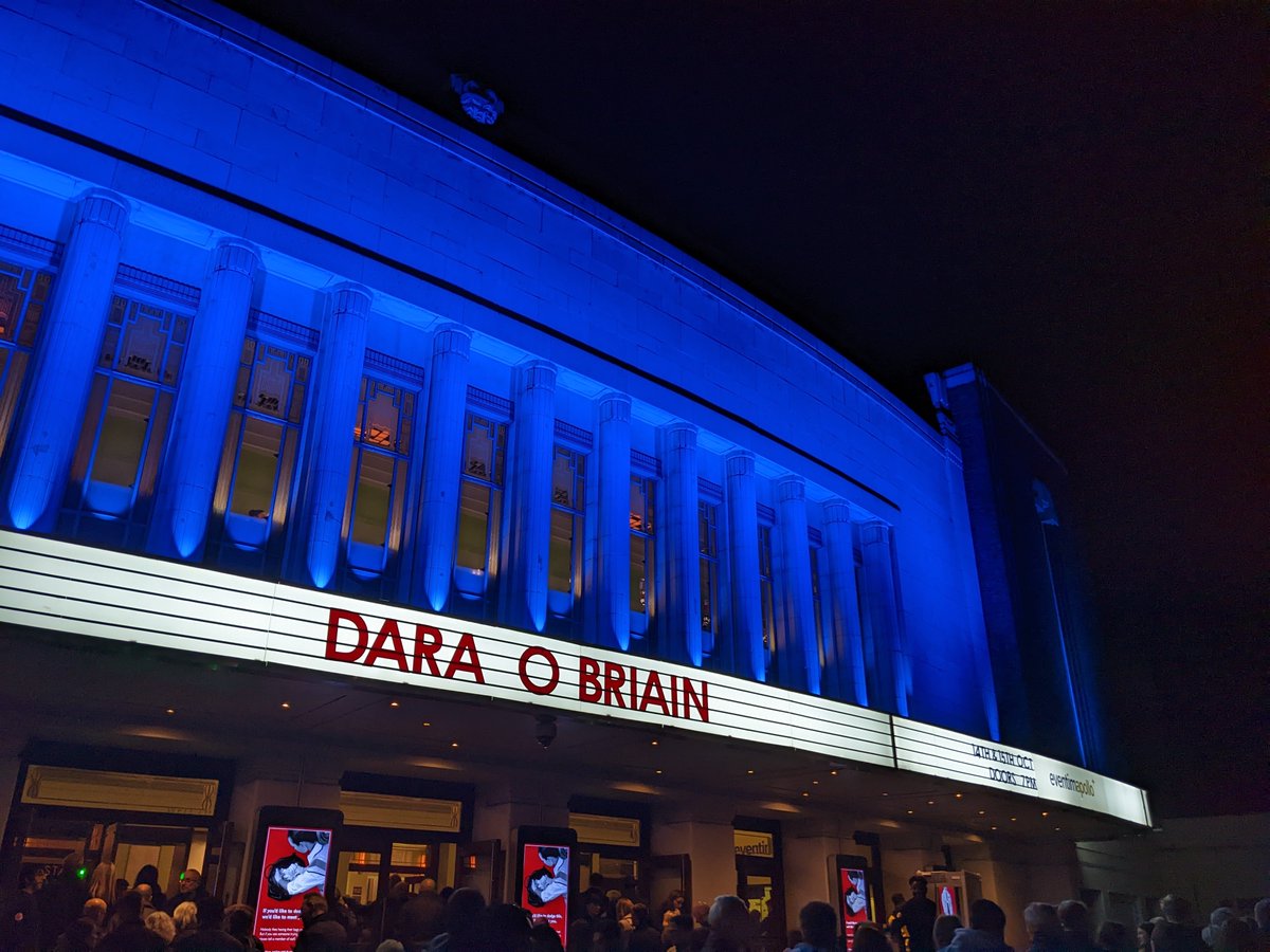 BurnsNicki's tweet photo. Incredible show from the hilarious @daraobriain ! Particularly enjoyed how open he was about discovering his biological mum. He really brings you on the journey with him in his set but through comedy, which he nails the balance of! Best tour yet, absolutely a must see ❤️ https://t.co/amWz5m3RHJ