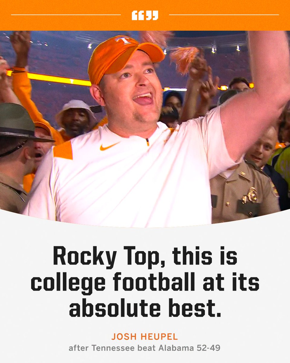 SECNetwork's tweet photo. What a night in Knoxville 🔥 @Vol_Football https://t.co/GInP9mvBs4