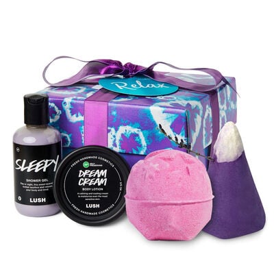 I just received a gift from Dinho via Throne Gifts: Relax | All Gift Sets | Lush Cosmetics. Thank you