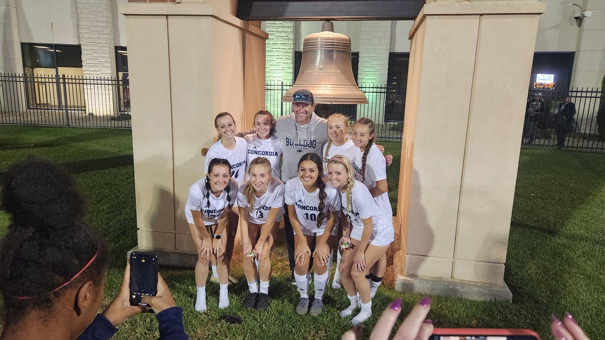 Thanks to Coach Luther for making it back for <a href="/CUNEWSoccer/">CUNE Women's Soccer</a> senior day!