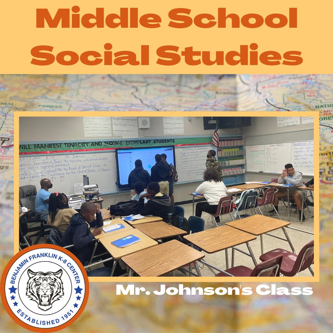 benfranklink8's tweet photo. MIDDLE SCHOOL SOCIAL STUDIES
Mr. Johnson's social studies class demonstrates understanding at the #prometheanboard. #middleschool
#socialstudies @Promethean @MDCPS @SuptDotres @MDCPSCentral @benfranklink8 https://t.co/ynoLAOatvF