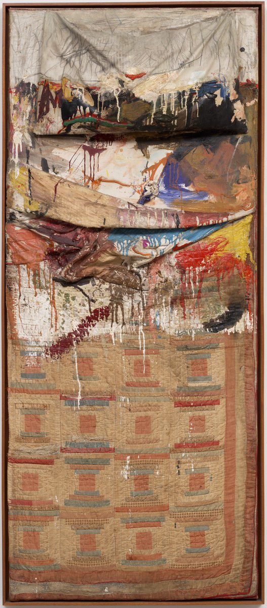 gn 💤
Robert Rauschenberg - Bed (1955)