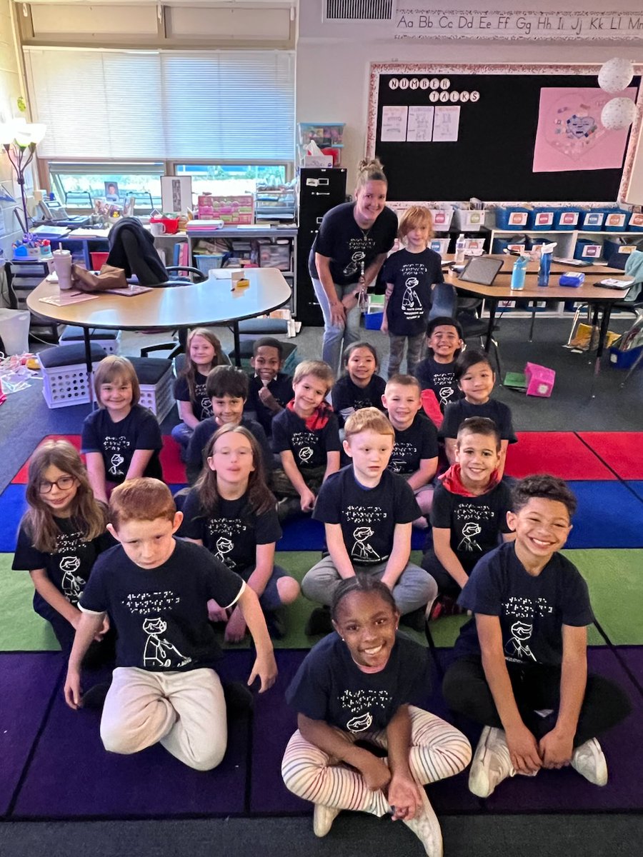 Yesterday, we learned all about White Cane Awareness Day from a classmate! She was AMAZING to listen to as she shared about her brother, how he uses his white cane and how he can do things just like everyone else! Glad to be a part of this day! 
<a href="/LWNKCSD/">Linden West NKC</a> <a href="/NKCSchools/">NKC Schools</a>