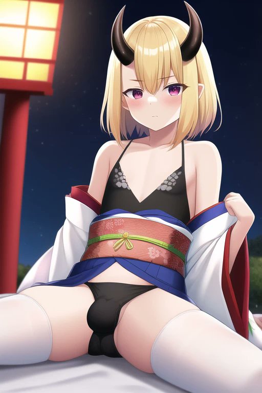 wing_sky_nine's tweet photo. 男の娘鬼娘
#NovelAI #NovelAIDiffusion https://t.co/bsYuIi6Upn