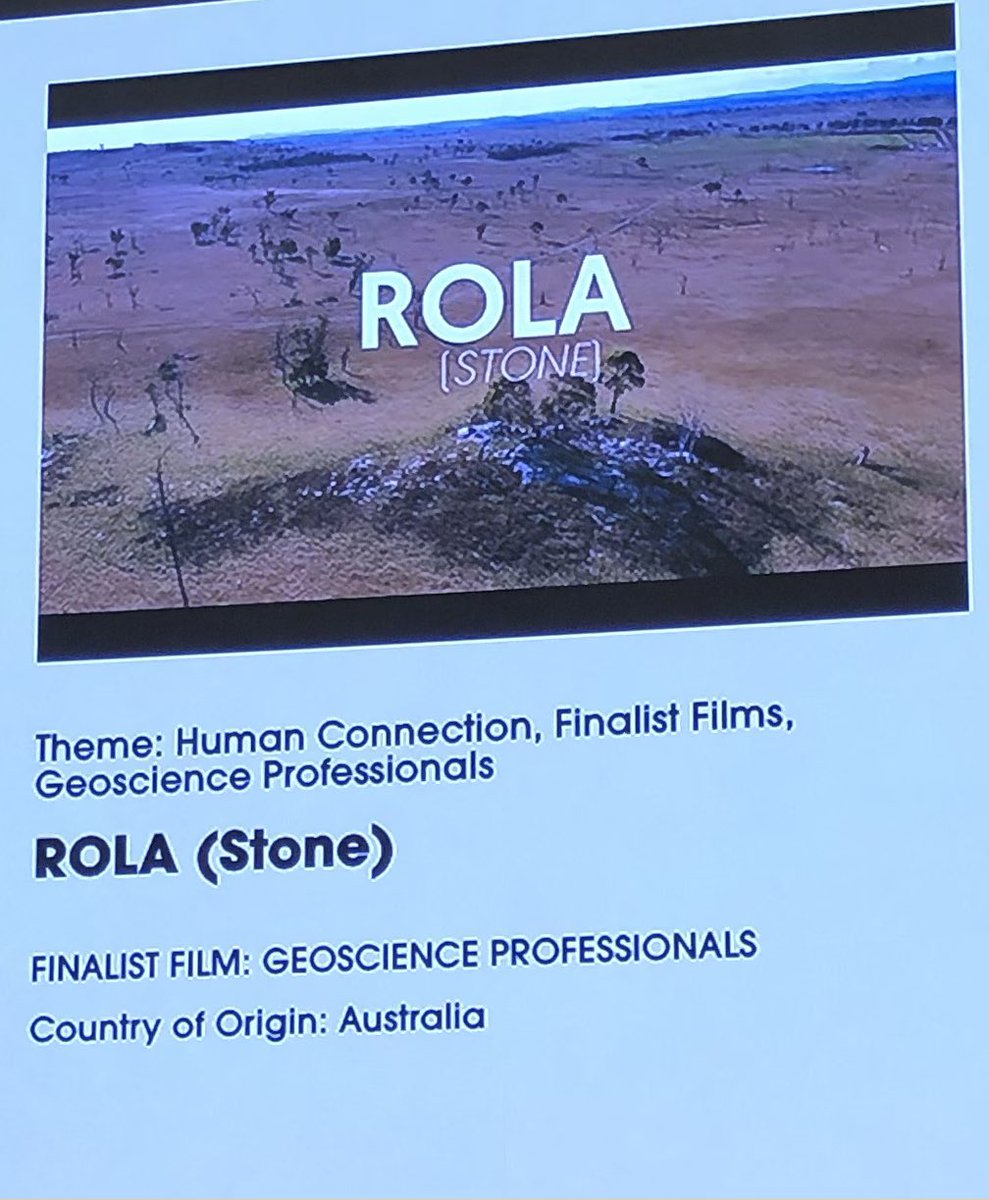 @heatherkhandley @tectonicSZ @kopitetome @EarthFutureFest Thank YOU @heatherkhandley for uplifting the #geosciences It was an enormous task and you nailed it! 👏👏👏 It was very special to see films from the two countries I love 🇨🇴 🇦🇺 winning awards