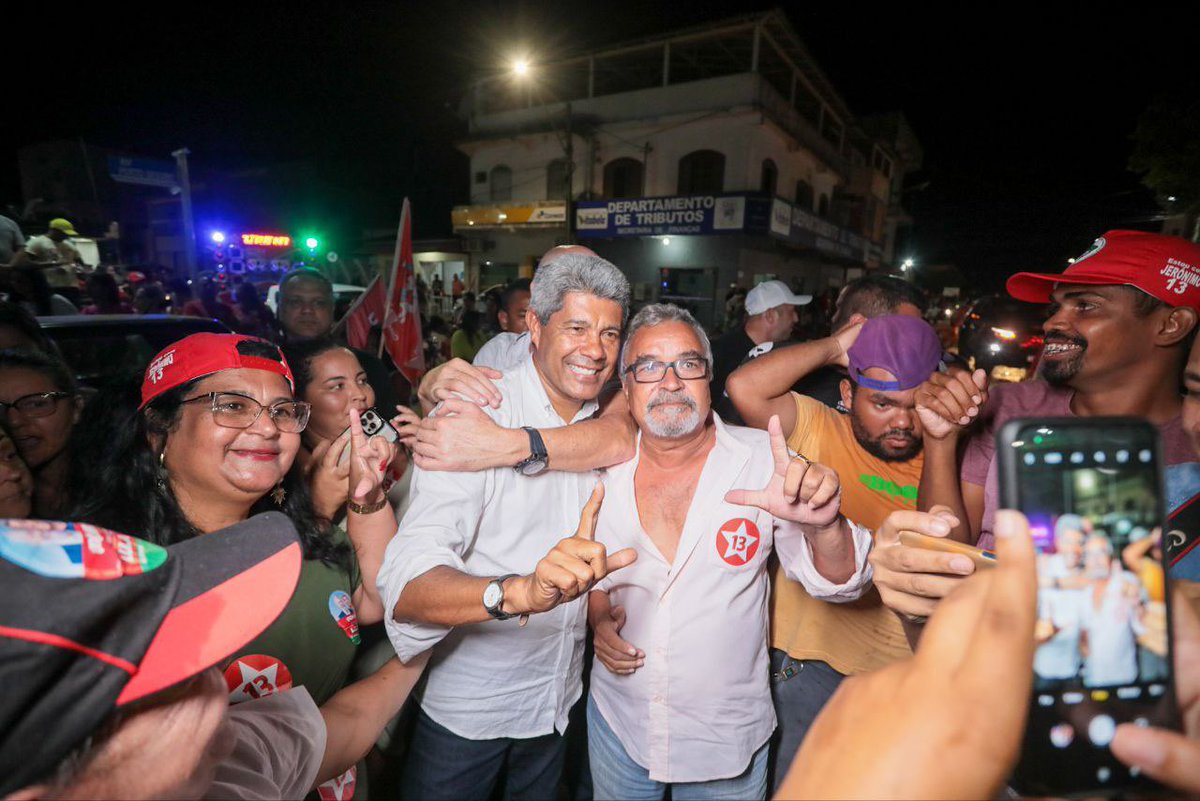 Jeronimoba13's tweet photo. #Itabela já sabe: agora só é 1️⃣3️⃣! Mais uma cidade que a Caravana do 13 passa e afirma com tranquilidade que pegou pressão. É Lula presidente e Jerônimo governador! #Jerônimo13 #Lula13 #Vote13 https://t.co/SVkYp1uXrw