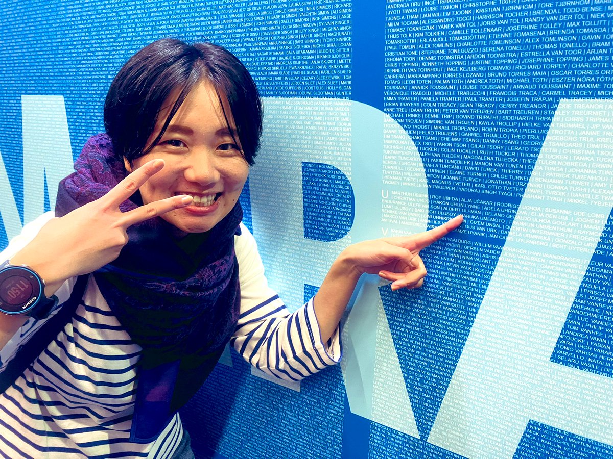 AvaEvaNova's tweet photo. 恒例の名前探し!「U」のひと、他のアルファベットに比べて少なすぎ笑 大量のTとVのひとに囲まれてる!
#AmsterdamMarathon #Runrip https://t.co/3HGPGAIG1E