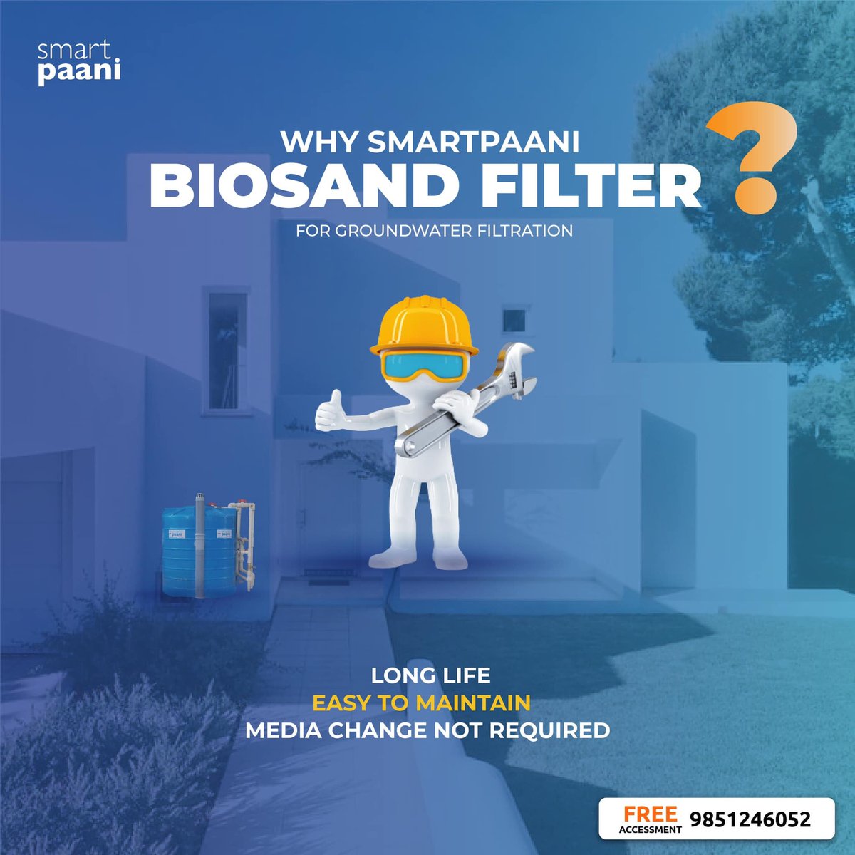 smartpaani's tweet photo. Looking for a cost effective long term solution to treat your groundwater? SmartPaani's BioSand Filtration System is the Solution to meet your requirements. Call us at 9851246052 for more information.
#sustainablewatermanagement #conserveeverydrop #biosandfilter #SmartPaani https://t.co/jU1iLRogdC