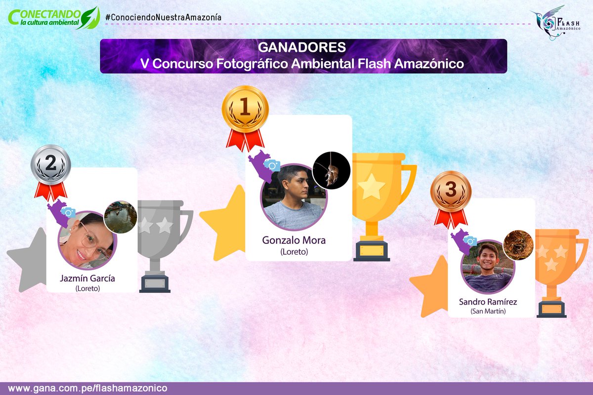 flashamazonico's tweet photo. #FlashAmazónico
#ConcursoFotográficoAmbiental
https://t.co/VP6lOYofDi 📸

✅ GANAdores del V Concurso Fotográfico Ambiental Flash Amazónico 📸💜

Conectando la cultura ambiental 💜
#ConociendoNuestraAmazonía
#NuevaAmazonía https://t.co/opZSqenTjL