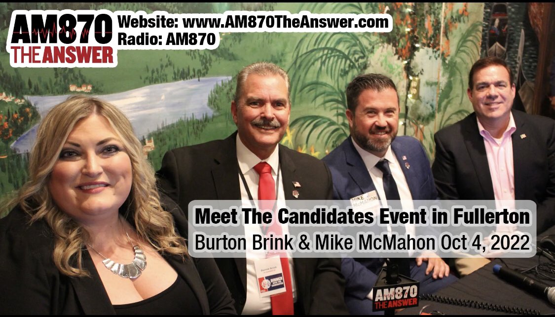 LASDBrink's tweet photo. If you missed me and Mike McMahon’s interview on AM870 The Answer’s Dinner with the Candidates, here is the interview on YouTube. It’s 11 minutes. Take the time to watch it.
https://t.co/zyJh8VpS8U
#Brink4Assembly
#AM870TheAnswer
#MikeMcmahon
#AD49
#AD41
#HeroesCoalition
#SGV https://t.co/itWS8mjupa