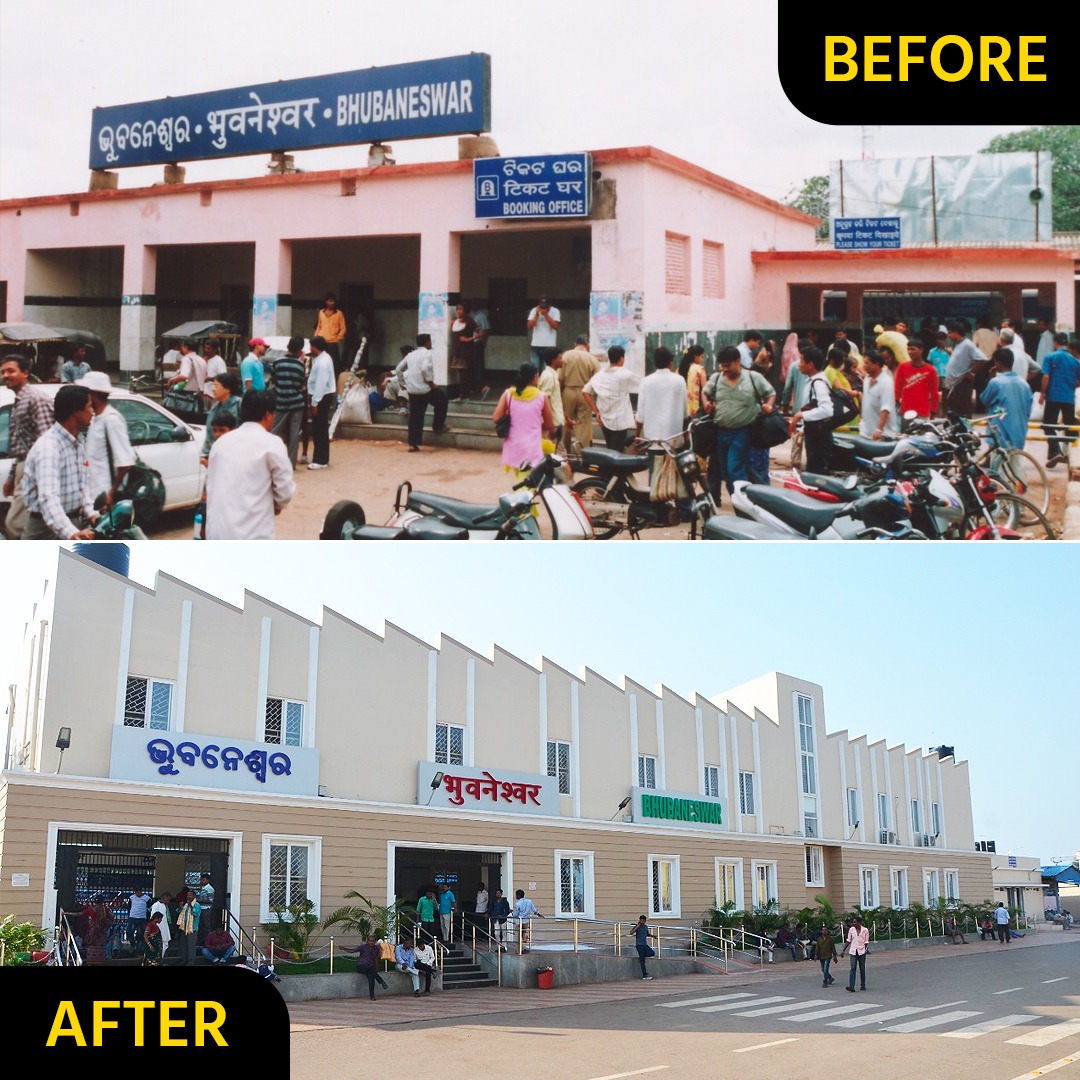 RailMinIndia's tweet photo. New India 🇮🇳, New Stations 🚉 

Odisha’s Bhubaneswar Station. https://t.co/IjgizwhKH5