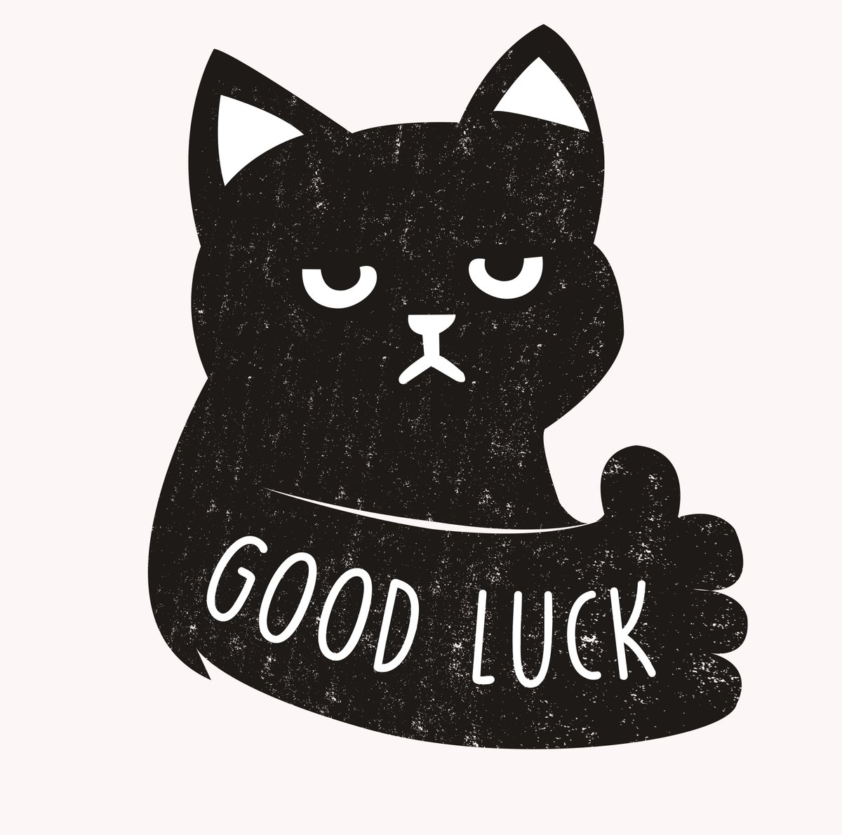 Tee_market's tweet photo. Humor black cat design - black cat wishing good luck to everyone
Perfect for anyone who love black cat at the same time humor apparels
Available on different kind apparels and shirt
link: https://t.co/S0HkcuoyDE 
#goodluckcat #humourtshirt #catsoftwitter #blackcat @TeePublic https://t.co/vCpkYzxVgK