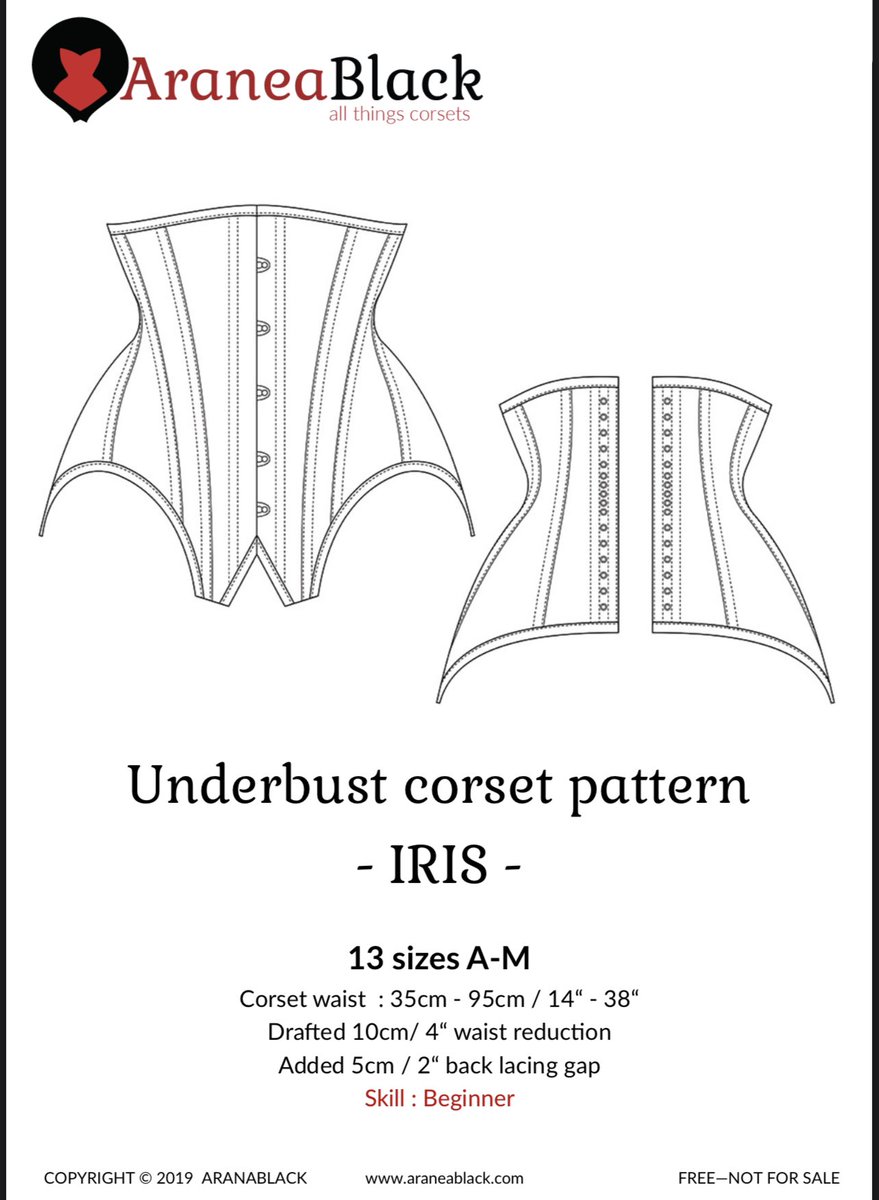 officialhambly's tweet photo. More free sewing patterns: but corsets only: Araneablack has an impeccable selection of corsets from beginner to advanced. She has tutorials and instructions as well that are super thorough. I have downloaded every one they’ve offered they are literally that good https://t.co/CPGA5tpjET