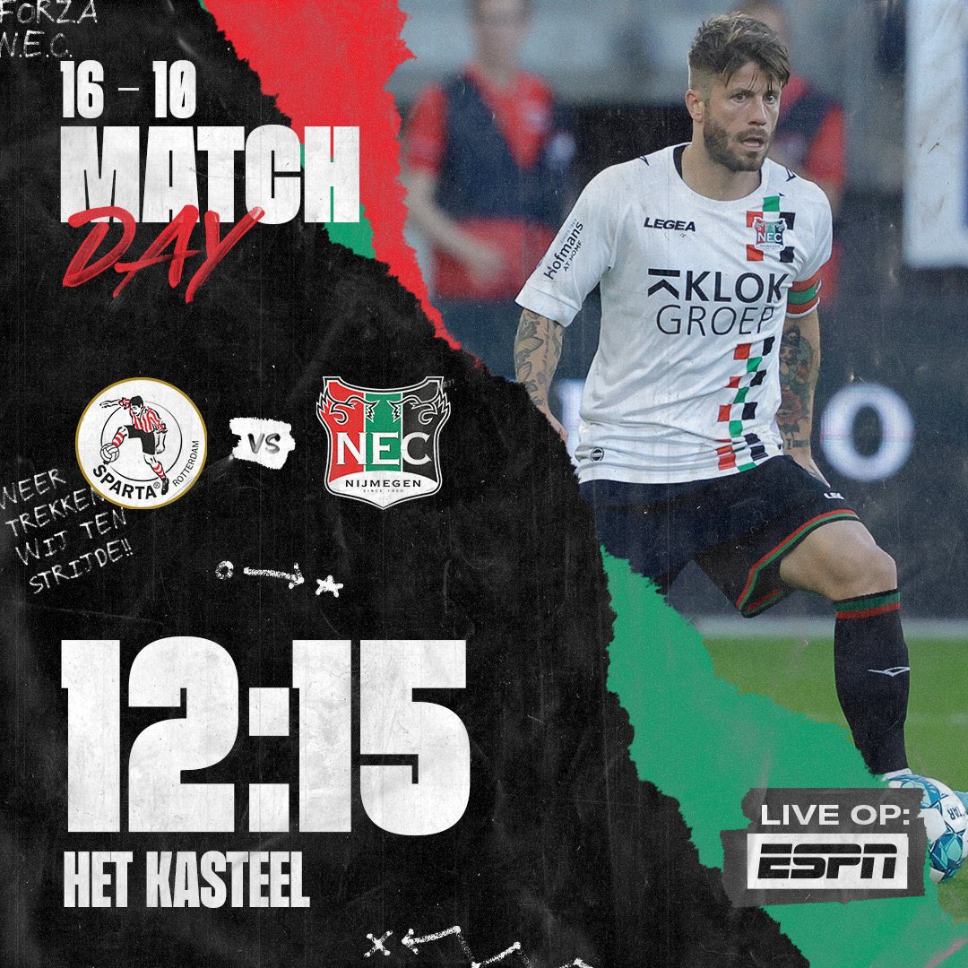 ADivanmarquez's tweet photo. #MATHC #DAY hoy a las 12:15 ⏰ @SpartaRotterdam vs #necnijmegen no te lo pierdas #eredivisie #FutbolConTigo #Holanda #kaiser #Marbella #SPANEC @eredivisie #LaLigaSantander #espanol #FelizDomingo #mas3 https://t.co/pIVGMezozH