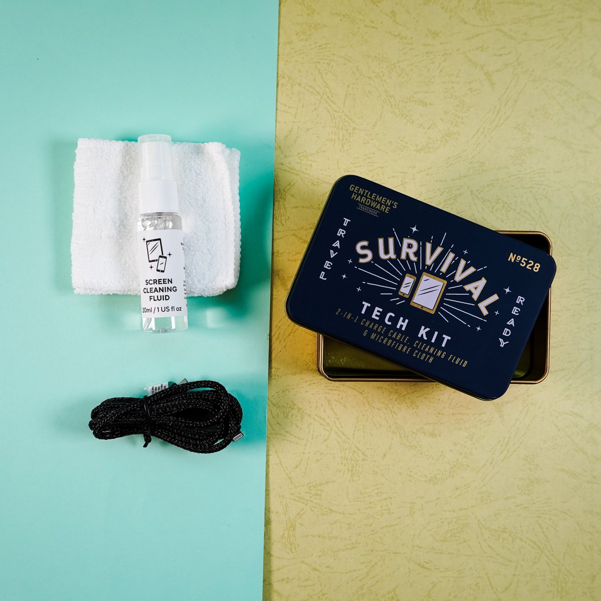Our Survival Tech Kit has got everything you need. 
Get it today.
Price السعر: 99.00 QAR ريال قطري
.
تحتوي "مجموعة أدوات النجاة" على كل ما تحتاجه.
احصل عليه اليوم.