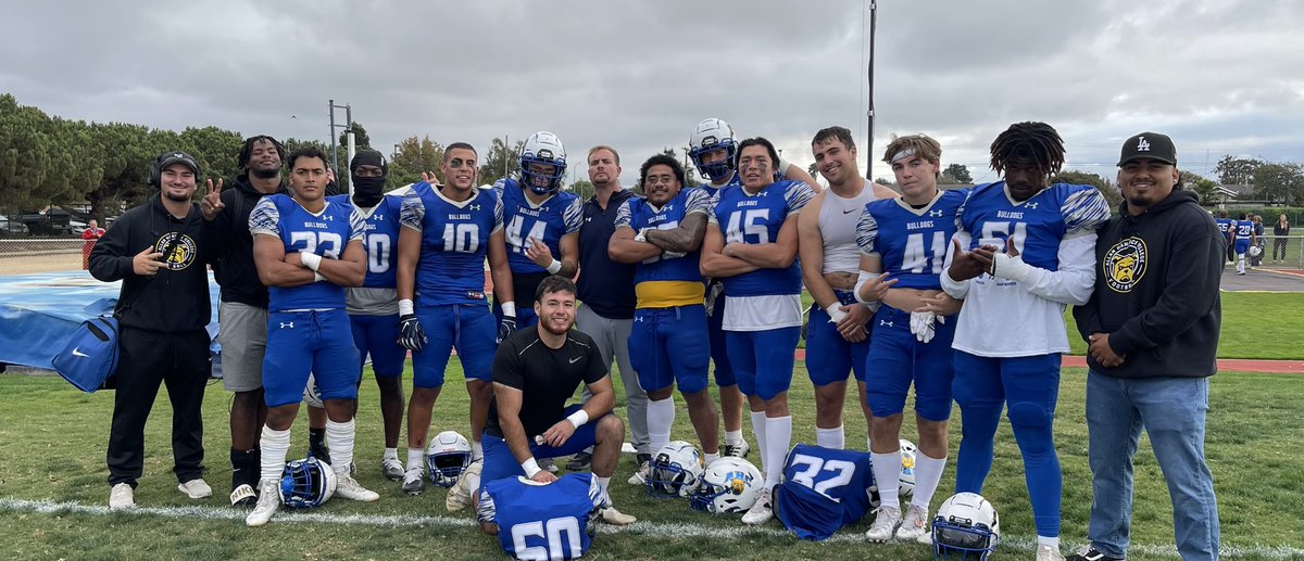 Proud to be 1-0 in conference! Hungry to go 2-0 <a href="/AHancockFball/">Allan Hancock College FB</a> #roughrhyders